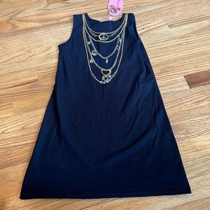 NWT-Haven girl “Charm school” dress-black- size 14/L-great dress!